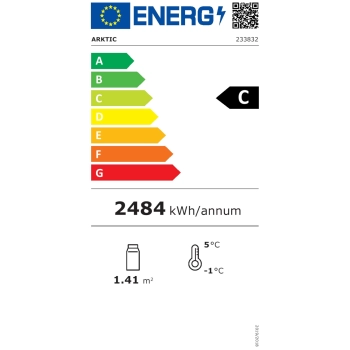 Witryna chłodnicza cukiernicza okrągła 4 półki LED 360L