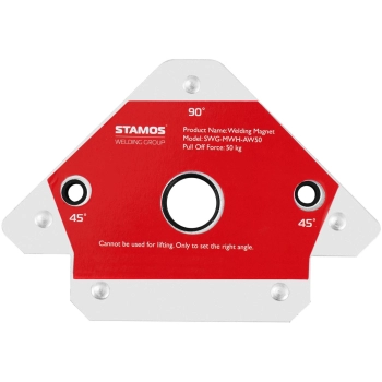 Kątownik uchwyt spawalniczy magnetyczny kąt 45/90/135 do 50 kg