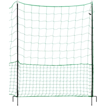 Siatka ogrodzenie ochronne hodowlane dla kur drobiu 1,25 x 50 m