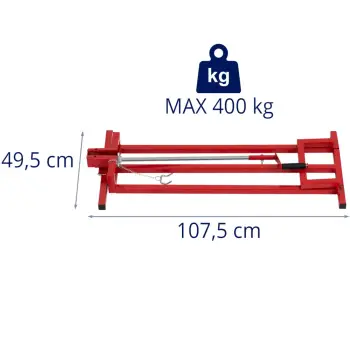 Podnośnik do traktorka kosiarki quada 45 stopni do 400 kg