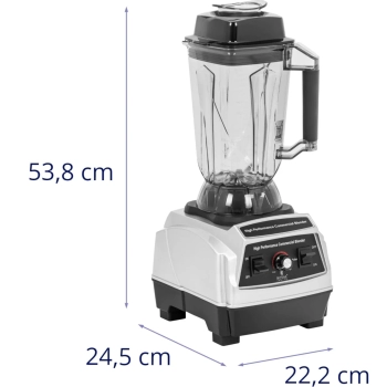 Blender kielichowy z trybem pulsacyjnym 2 l 24500 obr./min 1500 W