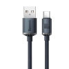 Kabel przewód USB - USB-C do szybkiego ładowania i transferu danych 100W 1.2m czarny