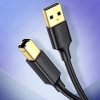 Kabel przewód USB Typ B do drukarki męski - USB 2.0 męski 480Mbps 2m czarny