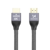 Kabel przewód HDMI 2.1 8K 60 Hz 48 Gbps 4K 120 Hz 2K 144 Hz 3 m srebrny