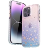 Etui pokrowiec w gwiazdki iPhone 14 Pro Heart Star Series ZODIAC