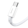 Kabel przewód Superior USB - USB-C 66W 6A 2m - biały