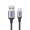 Kabel przewód USB - micro USB 1m szary