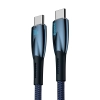 Kabel przewód do szybkiego ładowania Glimmer Series USB-C 480Mb/s PD 100W 2m niebieski