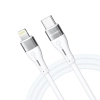 Kabel przewód do iPhone USB-C - Lightning PD 27W 2m biały