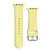 Silikonowy pasek do zegarka Apple Watch Ultra 2-9/SE 42/44/45/49mm Silicone Strap APS żółty