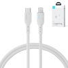 Kabel do iPhone ze wskaźnikiem LED USB-C - Lightning 20W 1.2m biały