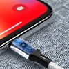 Mocny kabel przewód w oplocie USB USB-C 2.4A 1m czarny