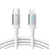 Kabel przewód USB-C - Lightning ze wskaźnikiem LED 20W A10 Series 1.2 m biały