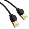 Szybki cienki kabel sieciowy RJ45 cat. 7 10Gbps 3m czarny