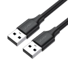 Elastyczny giętki kabel przewód USB 2.0 480Mb/s 25cm czarny