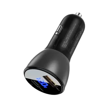 Ładowarka samochodowa 63W 12V USB-C USB SFCP czarny