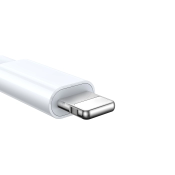 3w1 Kabel przewód USB-A z ładowarka indukcyjną + 2x iPhone Lightning 1.2m biały