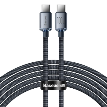 Kabel przewód do szybkiego ładowania i transferu danych USB-C USB-C 100W 2m czarny