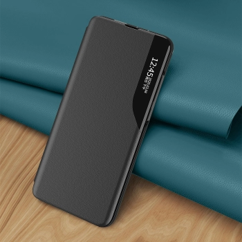 Etui pokrowiec do Samsung S24+ z klapką i podstawką Eco Leather View Case czarne