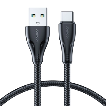 Kabel przewód Surpass Series USB - USB-C do szybkiego ładowania 3A 1.2m czarny