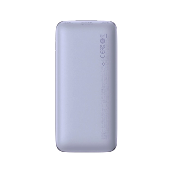 Powerbank Bipow Pro 10000mAh 20W z kablem USB USB-C 3A 0.3m fioletowy