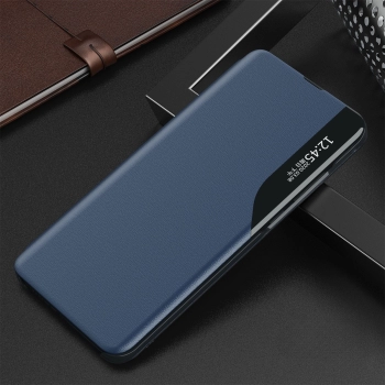 Etui pokrowiec do Samsung S24 Ultra z klapką i podstawką Eco Leather View Case niebieskie