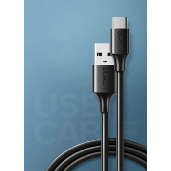 Wytrzymały kabel przewód USB - USB-C 480 Mbps 3A 1.5m czarny