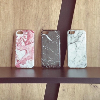 Żelowe etui pokrowiec marmur Samsung Galaxy A12 / M12 Marble biały