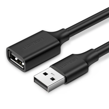 Przedłużacz do kabla przewodu USB 2m czarny