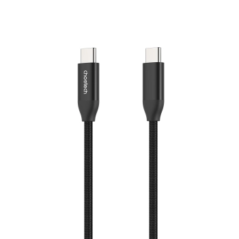 Kabel przewód do ładowania i transmisji danych USB-C 1m - czarny