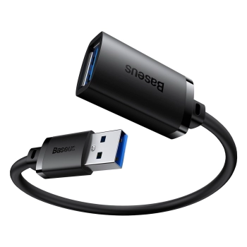 Przedłużacz kabla przewodu USB 3.0 0.5m czarny