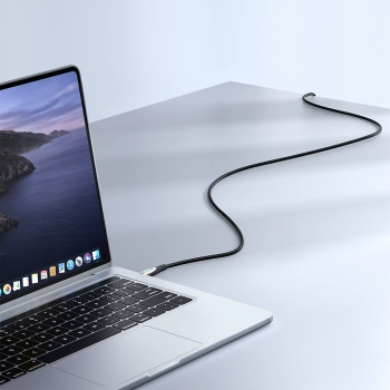 Kabel przewód w oplocie Pioneer Series USB-C 240W 1.2m czarny