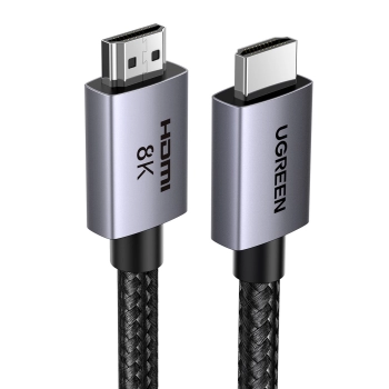 Kabel przewód HDMI 2.1 8K certyfikowany Ultra High Speed 2m szary