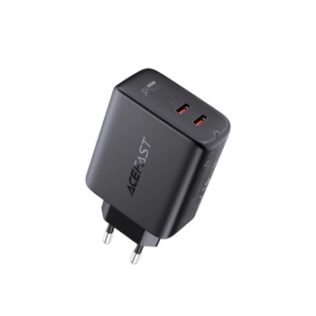 Ładowarka sieciowa 2x USB-C 40W PPS PD QC 3.0 AFC FCP biały