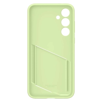 Oryginalne etui Card Slot Case z kieszenią na karty do Samsung Galaxy A35 zielone