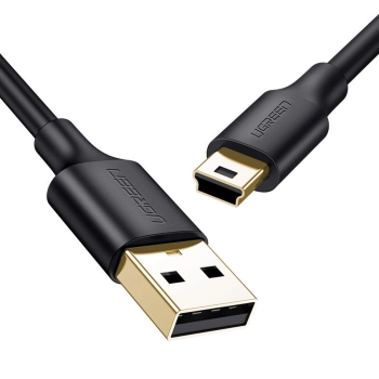 Kabel przewód przejściówka USB - miniUSB 480 Mbps 2m czarny