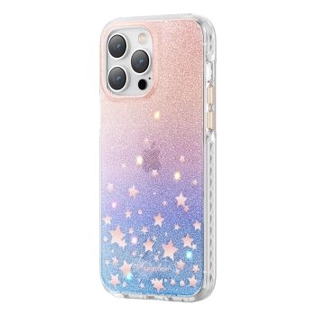 Etui pokrowiec w gwiazdki iPhone 14 Pro Max Heart Star Series ZODIAC