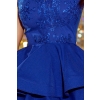 200-7 CHARLOTTE - ekskluzywna sukienka z koronkowym dekoltem - CHABROWA-6