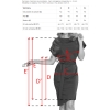 240-2 ROXI sukienka z asymetryczną spódnicą i paskiem - BORDOWA-7